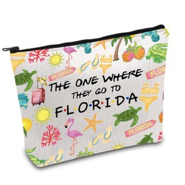 Florida Trip Makeup Bag The Sunshine State Gift Beach Lover Gift Florida Souvenir Gift Florida Travel Bag Florida Housewarming Gift Vocation Gifts (Florida UK)