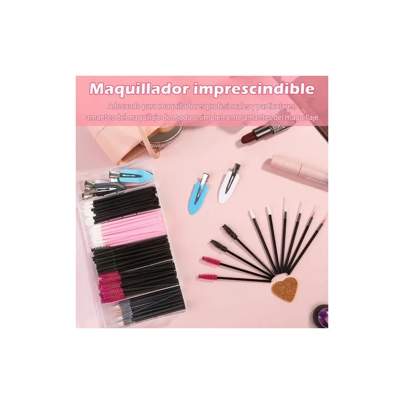Kit De Maquillaje Profesional Contiene Espátula Y Cepillo