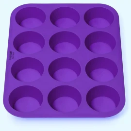 Vencort Molde Para Muffins Mediano De Silicon Envío Gratis