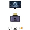 KUFptva HDMI-Compatible Splitter 1 in 2 Out -2K HDMI-Compatible Splitter
