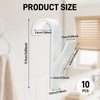 Ztolbriy Pack of 10 Radiator Hooks White - For Round
