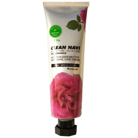 Clean Navi Hand & Nail Care Cream, Rose, 1.8 oz (50 g) x 3 Piece Set [Without Outer Box]