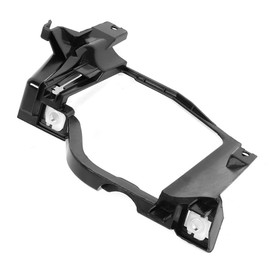 JIULAN Headlight Brackets Left and Right for 5 Series E60 E61 525i 528xi 63126936089 63126936090 (Black, Electronic Switch, Retainer, Manual)