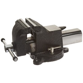Yost Vises 904-AS All Steel Combination Vise | 4 Inch Jaw Width Pipe and Bench Vise |Secure Grip with Swivel Base | Made of Structural Cast Steel | Black