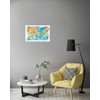 artboxONE Poster Cities Rio de Janeiro Illustrated Map - Picture