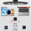 Wireless 2.4G Bluetooth Transparent Mouse 2400 DPI Rechargeable 400mAh RGB