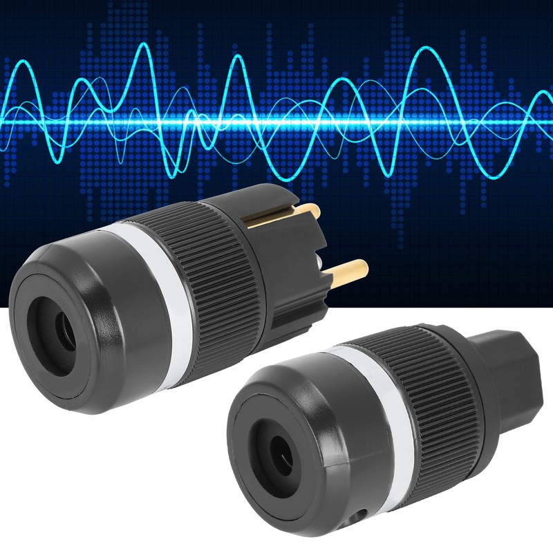 Monosaudio Pure Copper 24K GoldPlated Power Plug for Audio Power