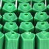 Green Plastic Masonry Screw, 100Pcs Plastic Expansion Screw Expansion Tube