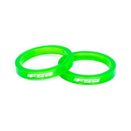 FSA Unisex's Polycarbonate Headset Spacer, Green, 1.1/8-Inch/10 mm