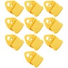 10 x Holdon® MINI Clip Gelb - Klammer Klemme Befestigungsöse