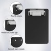 30 Pack Mini Clipboards, 4 x 6 Inch Plastic Memo