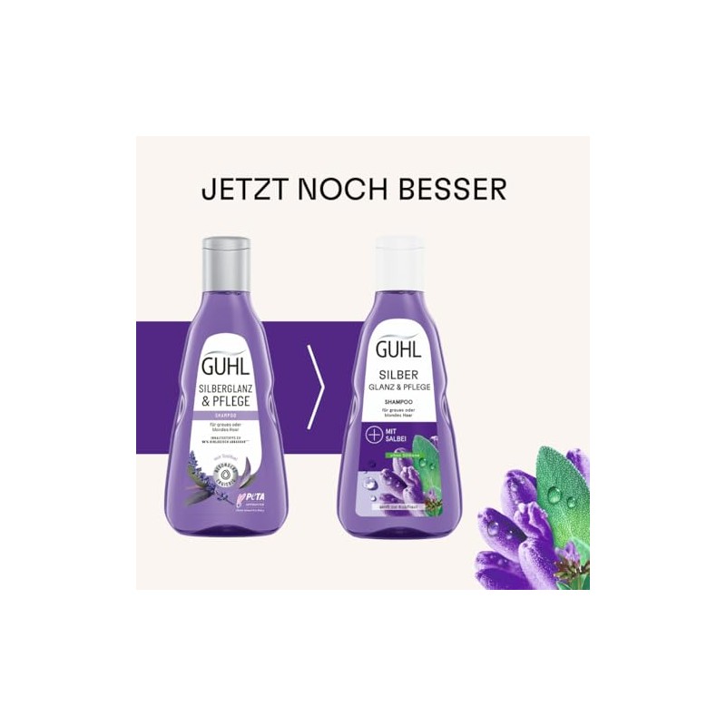 Guhl Silver Shine & Care Shampoo – Contents: 250 ml