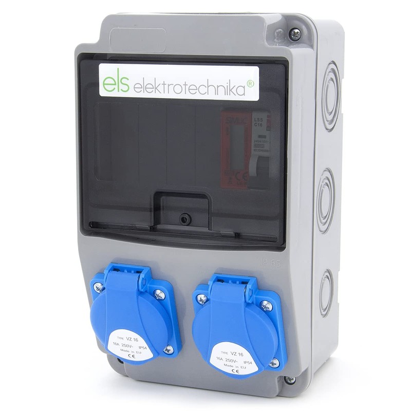 Construction Site Power Distributor 6NO 2 x 230 V +