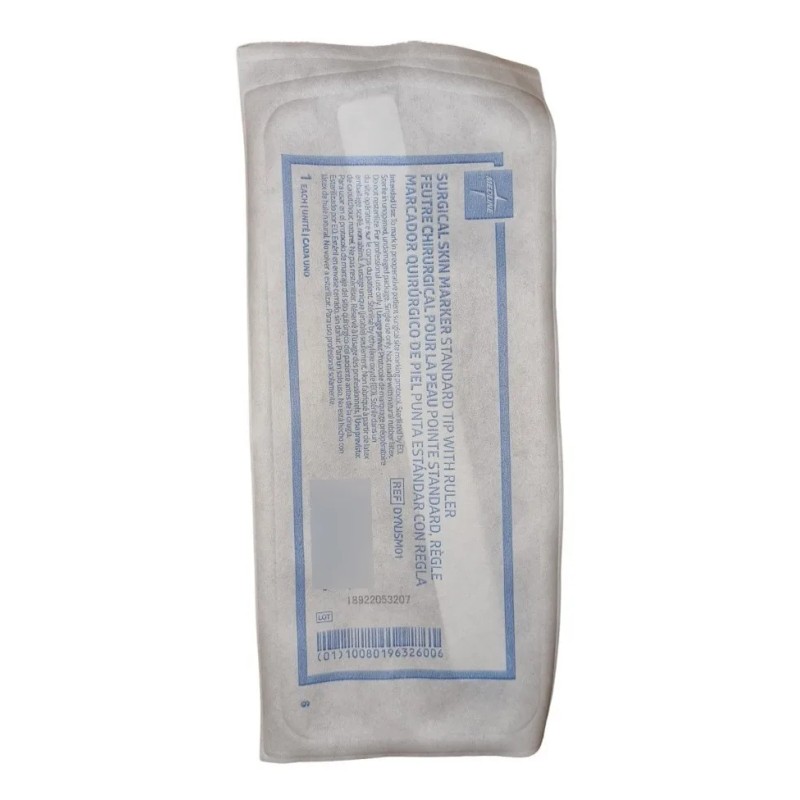 Regla Flexible + Marcador Piel Quirúrgico 50 Piezas