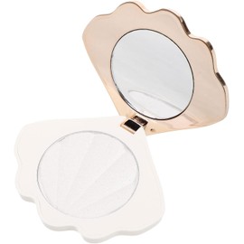 Zerodeko Polvos Iluminadores Faciales Paleta 1 Unidad Compacto Duradero para Mujer Uso Diario Maquillaje Cosmético Contorno Resaltado Rostro Portátil