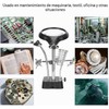 Hztyyier Lupa LED de Escritorio con Luz y Soporte de