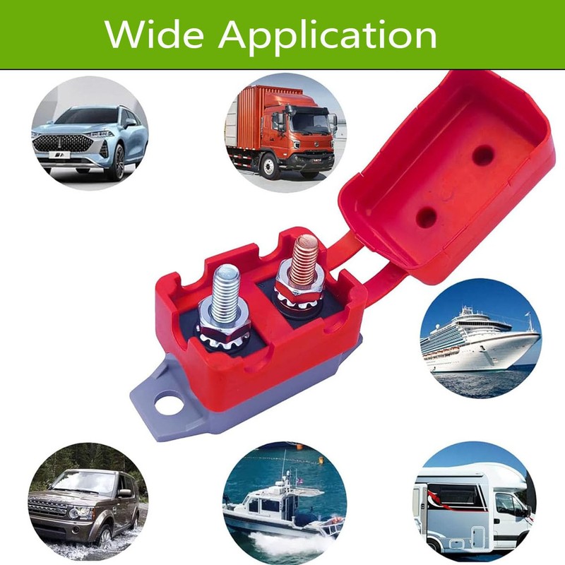 2 Pack Direct Current DC 12V - 24V Automatic Reset