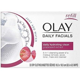 Olay Paños faciales diarios 4 en 1 Normal - 33 ct, paquete de 4