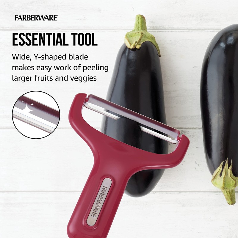 Farberware Professional Large Y Shaped Vegetable Peeler with Stainless Steel