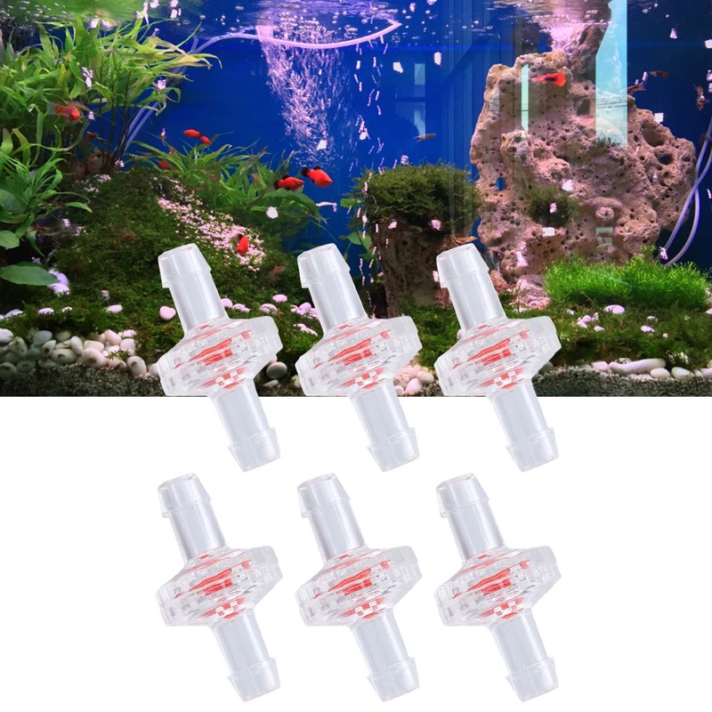 10Pcs Anti Backflow Check Valve One Way PP Plastic Non