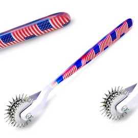 AAProTools 2021 Latest American Flag Wartenberg Neurological Pin Wheel/Pinwheel (3) Triple Head Diagnostic SB-022