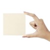 BELLE VOUS 50 Pack Unfinished Blank Wood Squares - 10