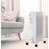 EUROSTAR HRH789W Oil-Filled Radiant Heater, White