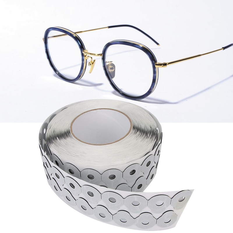 1000pcs roll Eyeglass Lens Double Sided Tape Protection Sticker Lens