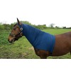 Rhinegold - Copricollo elasticizzato in lycra satinata, completo - blu