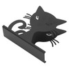 2pcs Metal Napkin Holder Innovative Hollow Out Cat Shape Paper