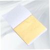 Hohopeti Golden Foil Sheets 50pcs 8x8.5cm Imitation Leaf Sheets Foil