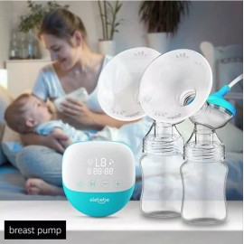 ELEBEBE NEW ELEBEBE BBT-1130 DOUBLE ELECTRIC BREAST PUMP BPA FREE USB CHARGING FD32