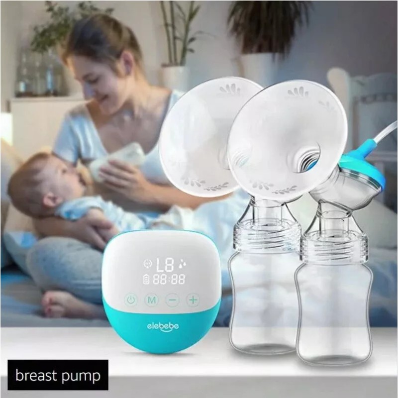 ELEBEBE NEW ELEBEBE BBT-1130 DOUBLE ELECTRIC BREAST PUMP BPA FREE