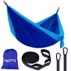 Single Double Camping Hammock with Tree Straps, 660lbs Portable Nylon