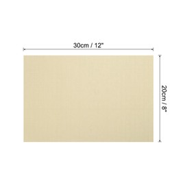 QUARKZMAN Dollhouse Flooring 12 Inches x 8 Inches Dollhouse Wallpaper and Flooring Plain Light Beige for Dollhouse Sand Table Model Accessories Pack of 5