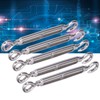 5Pcs Turnbuckle Hook and Eye Wire Rope Tension 304 Stainless