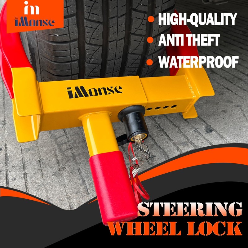 Universal Wheel Lock Heavy Duty Security Trailer Wheel Lock Tires