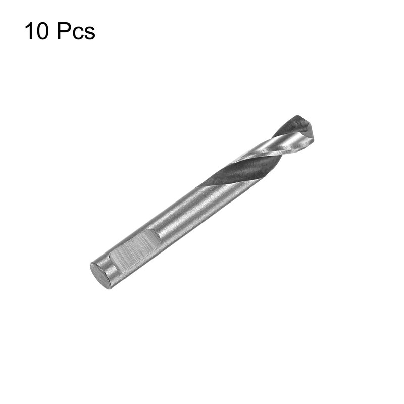 HARFINGTON 10pcs High-Speed Steel Drill Bits 5mmx42mm for Hole Saws