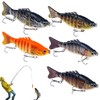 Trout Lures | Swim Bait Lures,5X Robotic Seven Joint Gear