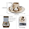 4 in 1 Ceramic Incense Burner Holder with Handle for