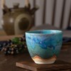 Marui Seiyo Shigaraki Ware MR-3-4496 Hechimon Tea Cup, Capacity Approx.