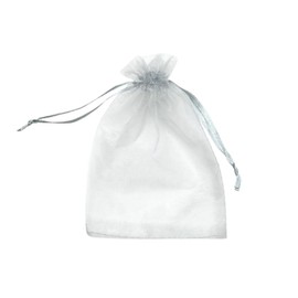 WS Accessories PACK OF 10 Organza Gift Bags, Jewellery Pouches 7x5cm/7x9cm/9x12cm/10x15cm/13x18cm (Grey, 9x12cm)