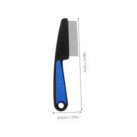 BIUDECO Stainless Steel Fine Tooth Comb Scalp Soother for for Boys and Girls and Adults