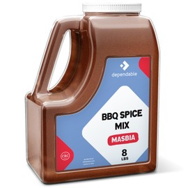 Dependable Food BBQ Spice Mix - 8 Lb. Resealable Jug - Non-GMO, Kosher – Perfect Blend for Grilling, Smoking, and Roasting