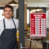 Open Hours Signs for Business,Eye-catching Signage for Stores,Restaurants,Bars,Complete with Matching