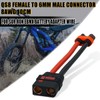 URWALL QS8 Female to 6mm Male Wire Connector 8AWG 4inch