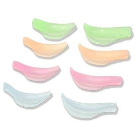 CHANJIF まつげリフティングシリコンパッド 8個入り まつげ補助ツール シリコンパッド 粘着性 柔らかい 再利用可能 まつげリフトツール