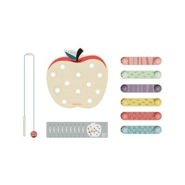 TOP BRIGHT Montessori Children's Toy from 3 Years - Learn to Play - Motor Skills Toy for Girls and Boys with 3 Years, Educational Games Gift Children's Toy Games Sorting Game Plug-in Game