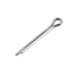 sourcing map Split Cotter Pin - 2mm x 16mm 304 Stainless Steel 2-Prongs Silver Tone Fastener Clip Key 30Pcs