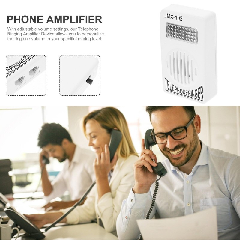 OSALADI Telephone Amplifier Ring Chime The Call Phone Ring Amplifier